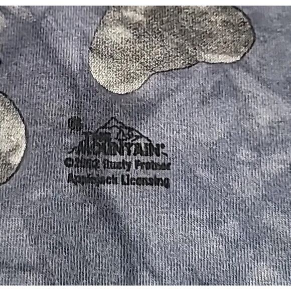 Vintage 2002 The Mountain Wolf Tee | Gray Tie Dye | USA Made | Size Large - Picture 6 of 8